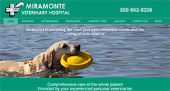 Desktop Screenshot of miramontevet.com