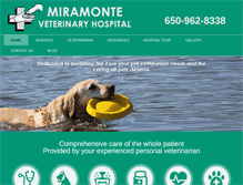 Tablet Screenshot of miramontevet.com